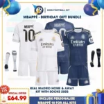 Real Madrid Home & Away Kids Kit 25_26 - MBAPPÉ 10
