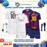 Real Madrid Home& Barcelona Home Kids Kit 25_26 - MBAPPÉ 10 & LAMINE YAMAL 10