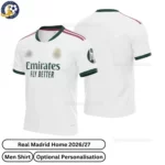 Real Madrid Home Men Football Shirt 26_27-over view
