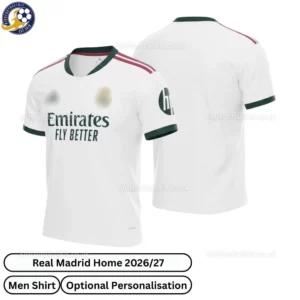 Real Madrid Home Men Football Shirt 26_27-over view