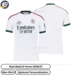 Real Madrid Home Men Shirt 26_27-over view