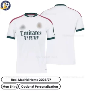 Real Madrid Home Men Shirt 26_27-over view