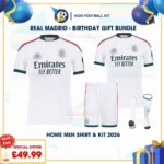 Real Madrid home men shirt and kids kit 2627