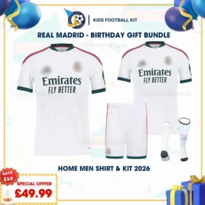 Real Madrid home men shirt and kids kit 2627