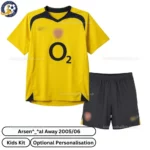 Retro ar-snl away Kids Football Kit 2005_06-front view blur