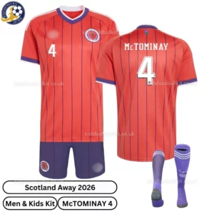 Scotland Away Men and Kids Kit 2026-over view-McTOMINAY 4