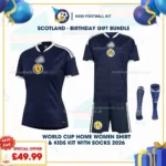 Scotland Home Women Shirt & Kids Football Kit 2026