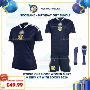 Scotland Home Women Shirt & Kids Football Kit 2026