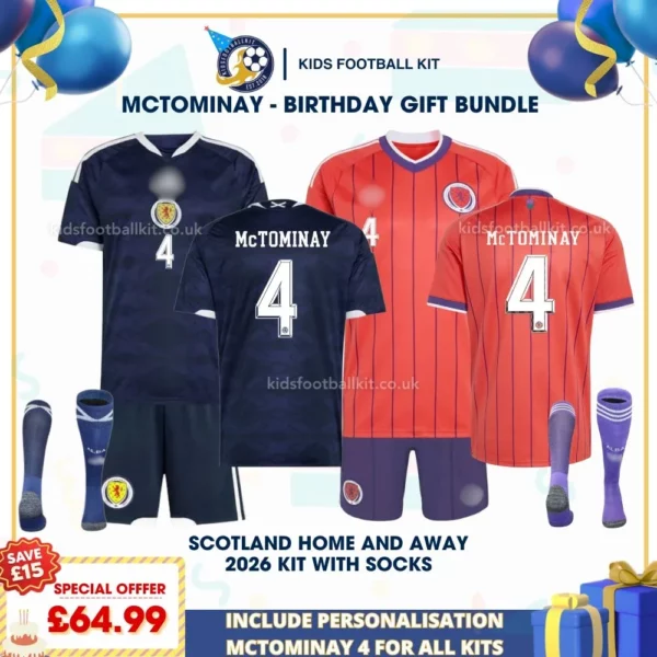Scotland home and away kids kits 2026- McTOMINAY 4