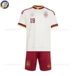 Spain Away kids kit 26-front view-LAMINE YAMAL 19- 2star