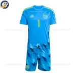 Spain Goalkeeper Men and Kids Kit 2026-front view-RAYA 1