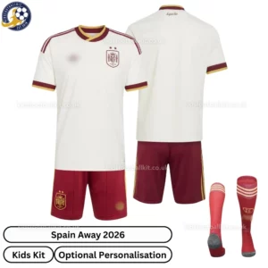 Spain away kids kit 26-over view-2 star