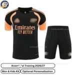 ar-snl training men and kids kit 26_27-front view-black orange