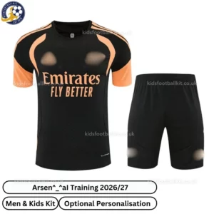 ar-snl training men and kids kit 26_27-front view-black orange