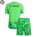 b-m goalkeeper kids kit 26_27-back view-green