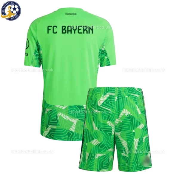 b-m goalkeeper kids kit 26_27-back view-green