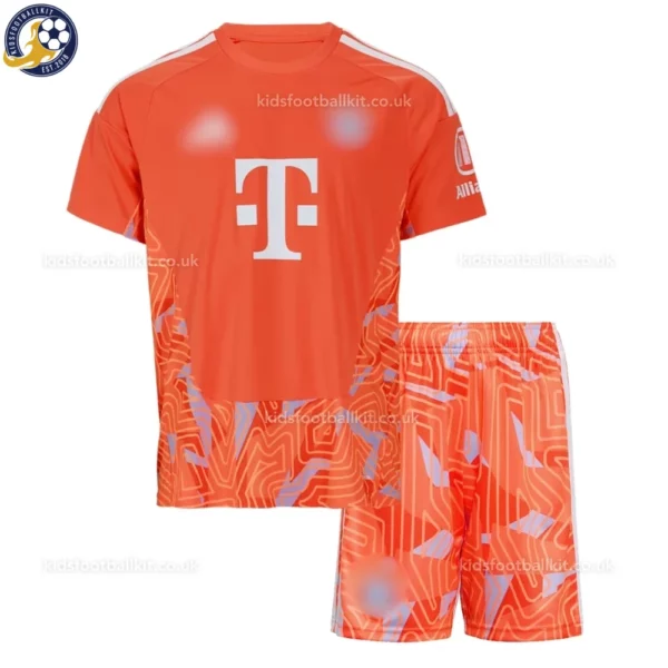 b-m goalkeeper kids kit 26_27-front view-orange