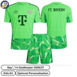 b-m goalkeeper kids kit 26_27-over view-green