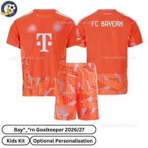 b-m goalkeeper kids kit 26_27-over view-orange