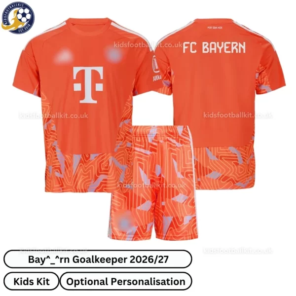 b-m goalkeeper kids kit 26_27-over view-orange