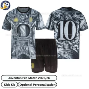 juventus prematch kids football kit 2025_26-over view