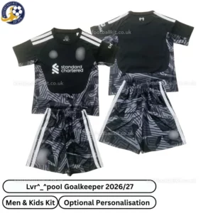 l-p goalkeeper men and kids kit 26_27-over view-black