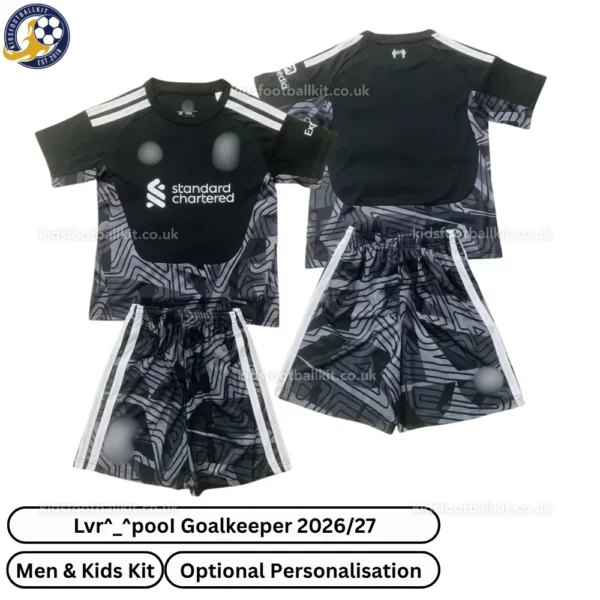 l-p goalkeeper men and kids kit 26_27-over view-black