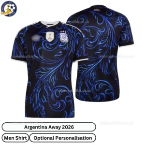 Argentina Away Men Shirt 2026-over view