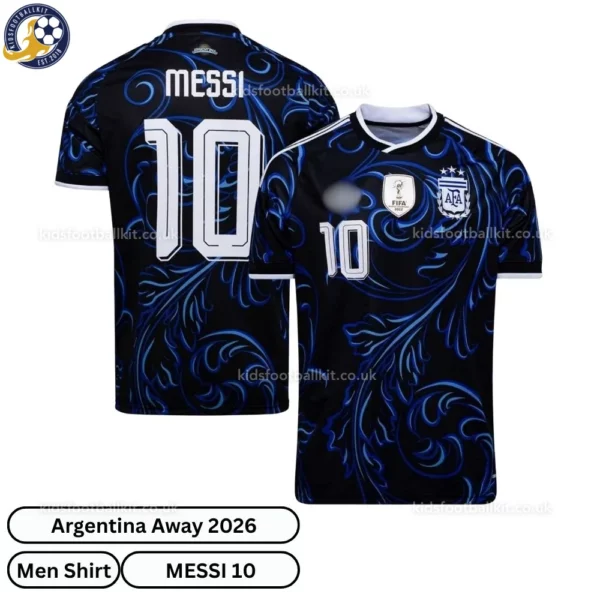 Argentina Away Men Shirt 2026-over view-MESSI 10
