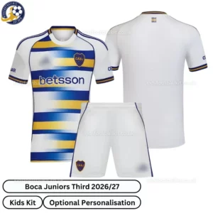 Boca Juniors Third Kids Kit 2026-over view
