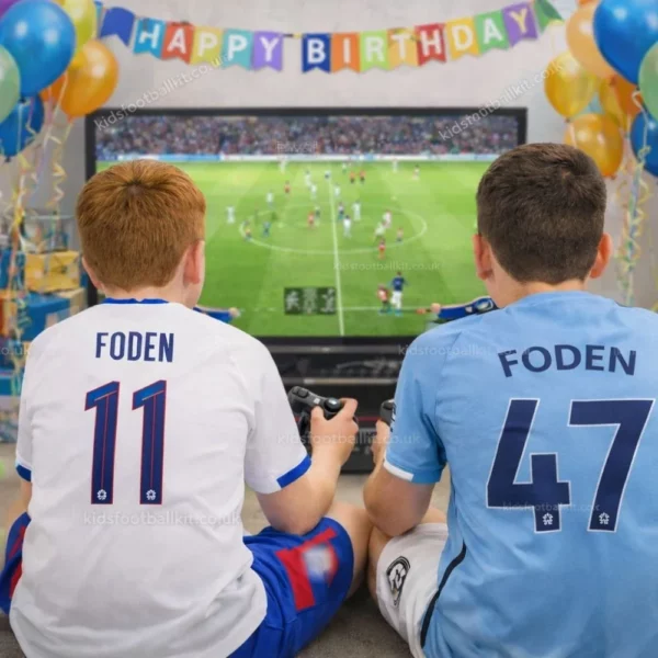 England Home & Manchester City Home 2025_26 - FODEN 11 & FODEN 47