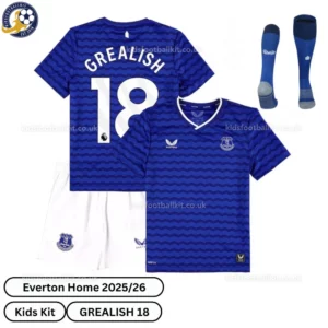 Everton Home Kids Kit 25_26-overview with socks-GREALISH 18