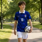 France World Cup 2026 Home Kids Football Kit - MBAPPÉ 10 (With Socks) AI GEN