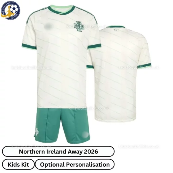Northern Ireland Away Kids Kit 2026-over view