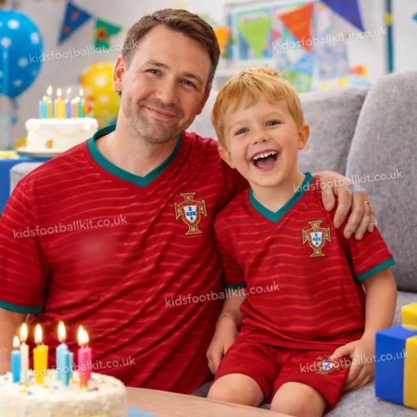 Portugal Home men shirt and kids kit 2026