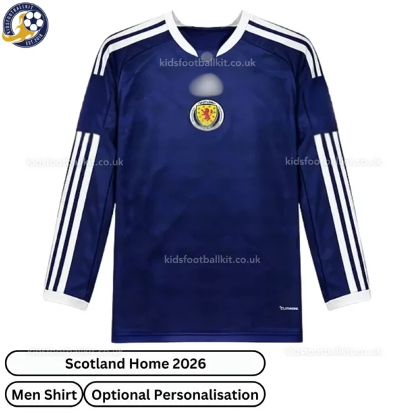 Scotland World Cup Men Shirt 2026-front view-long sleeve