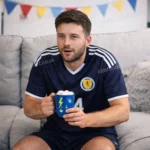 Scotland home men shirt 2026-MC Tominay 4-image
