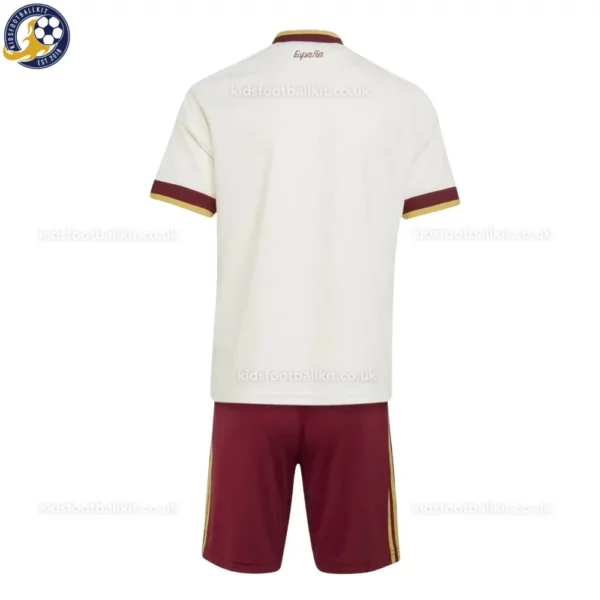 Spain Away Kids Kit 2026-back view