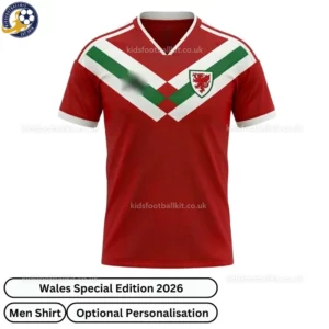 Wales Special Edition Men Shirt 2026-front view