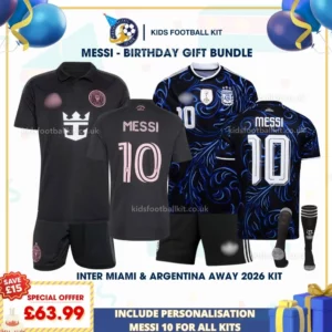 Inter Miami and Argentina Away 2026 - MESSI 10 with socks