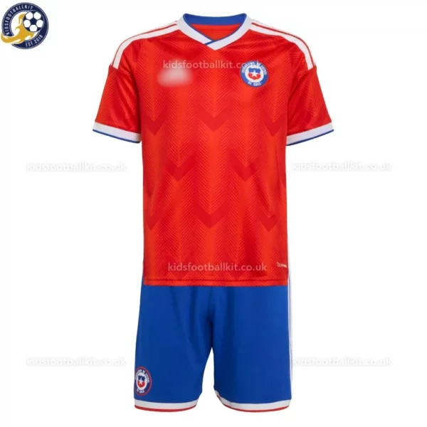 Chile World Cup Home Kids Kit 2026-front view