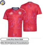 Costa Rica World Cup Home Men Shirt 2026-over view