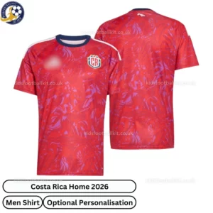 Costa Rica World Cup Home Men Shirt 2026-over view
