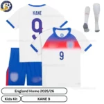 England-Home-Kids-Football-Kit-25_26-over-view-with-socks-KANE-9-r