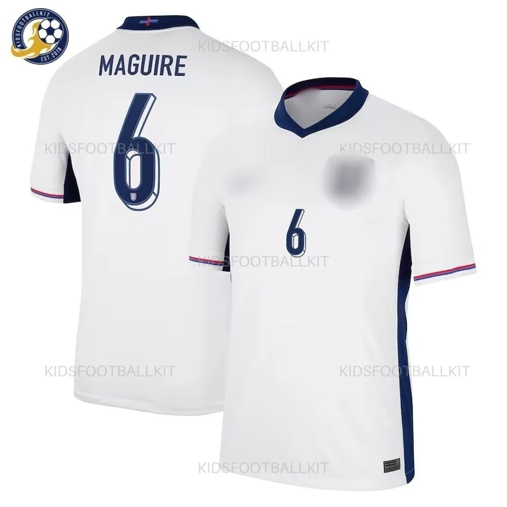 England Home Men Football Shirt 2024 – MAGUIRE 6