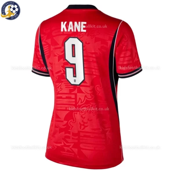 England KANE 9 Away World Cup 2026 Women Football Shirt -back view