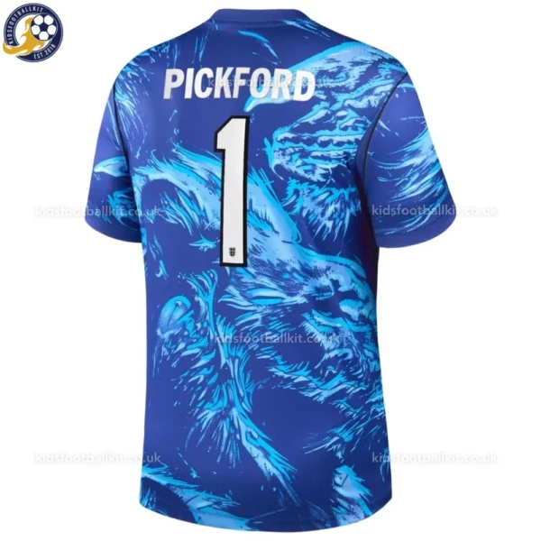 England PICKFORD 1 Goalkeeper World Cup 2026 Men Football Shirt-back view