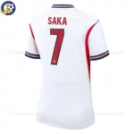 England SAKA 7 Home World Cup 2026 Women Football Shirt -back view