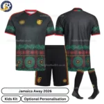 Jamaica Away Kids Kit 2026-over view with socks