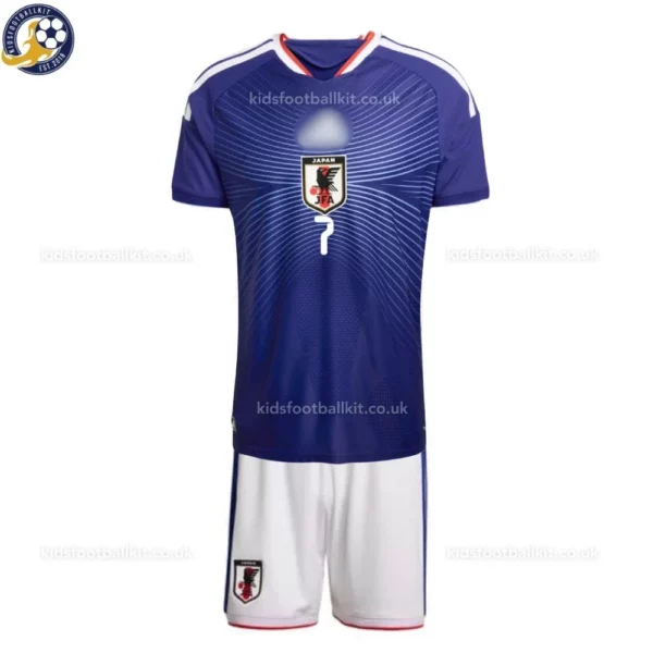 Japan World cup Kids Kit 2026-MITOMA 7-front view